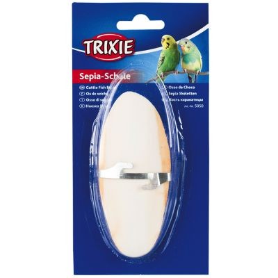 Trixie Sepia-Schale mit Halter weiß klein